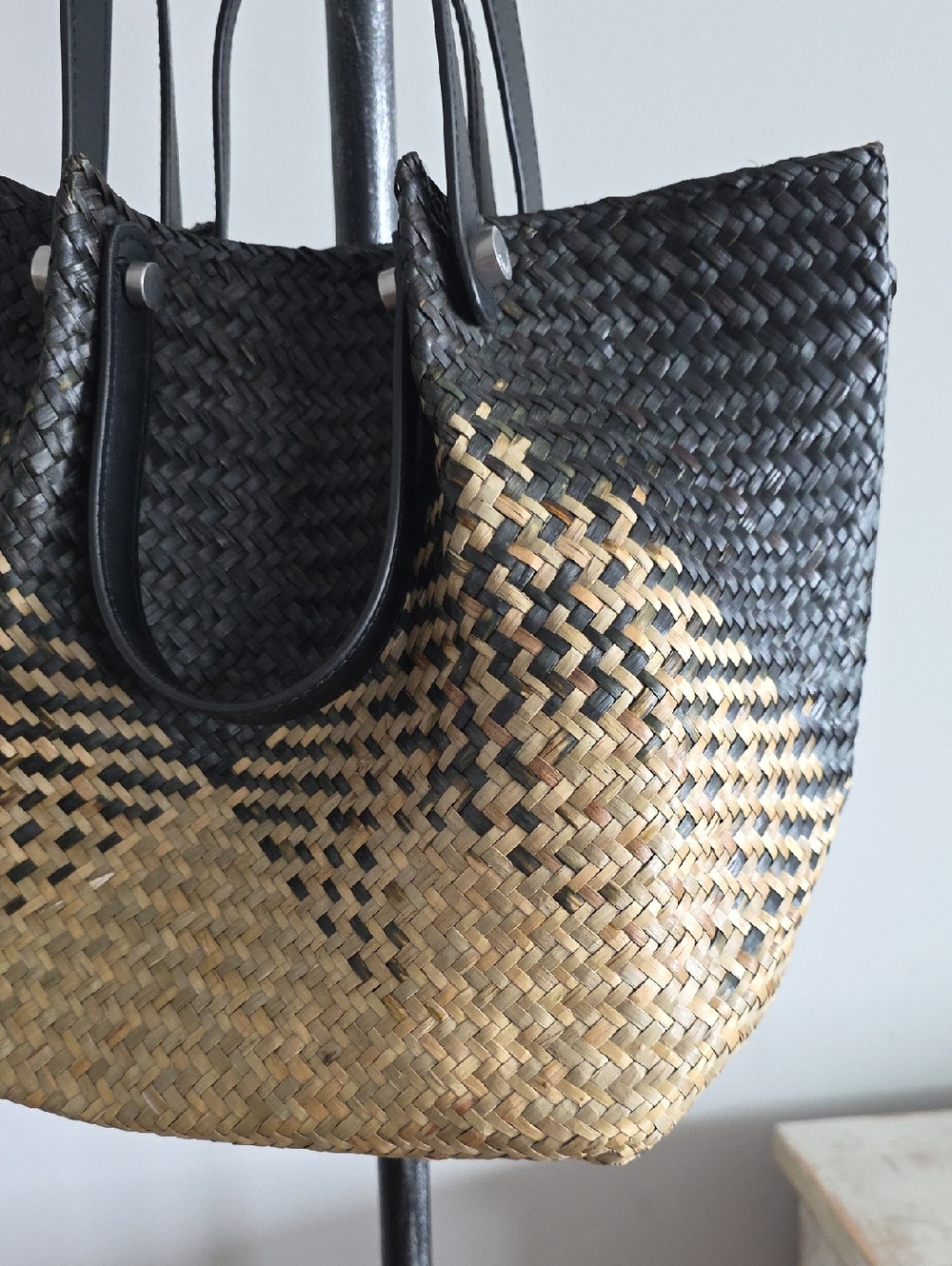 All Saints Arlington Straw Tote - Picture 4 of 13